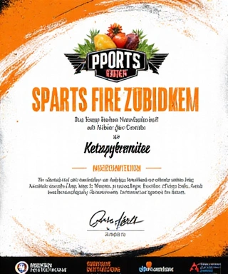 Certyfikat z żywienia sportowców